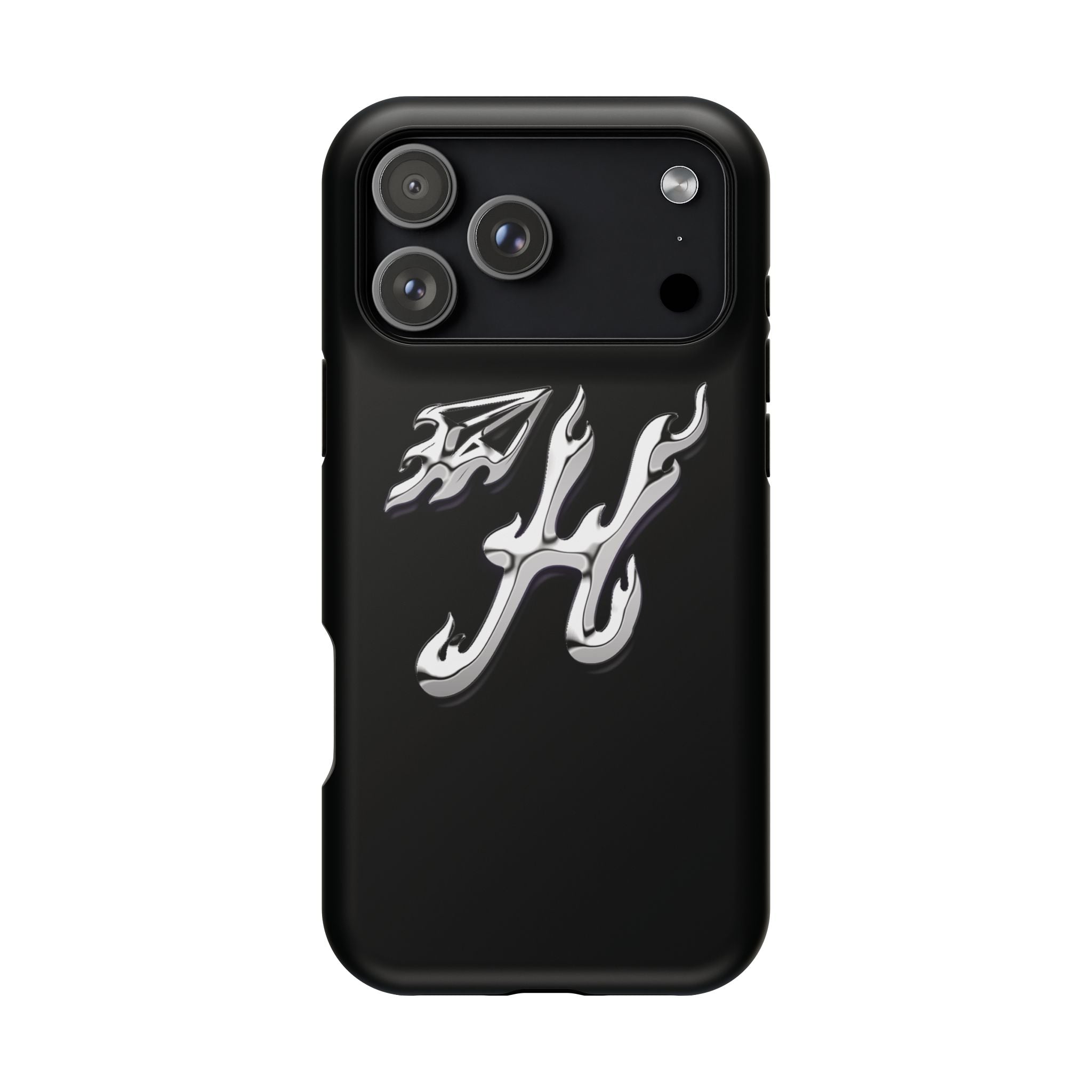 Magnetic Impact-Resistant Phone Case Chrome H