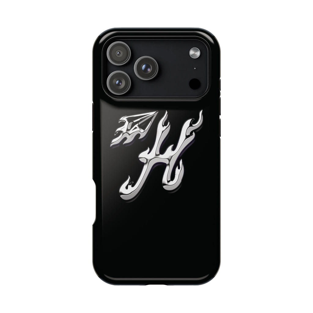 Magnetic Impact-Resistant Phone Case Chrome H