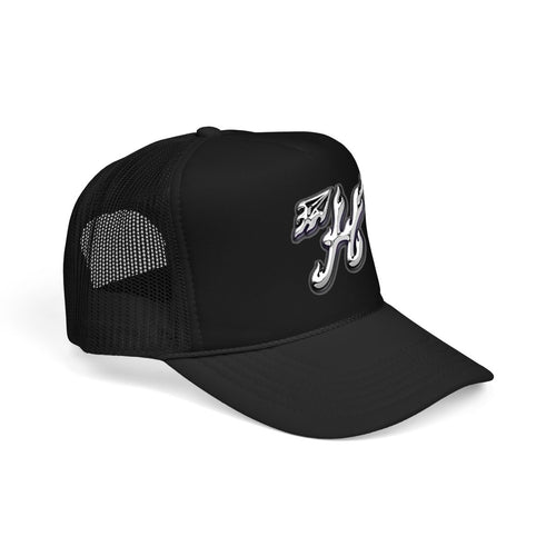 Chrome H Hat Black